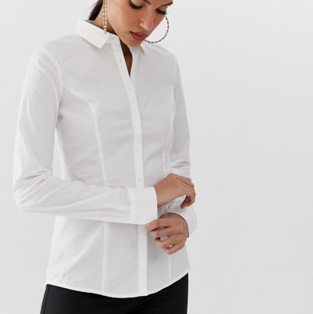 White Button Up Shirt ASOS